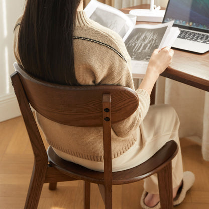 Simple Dining Chair, Solid Chair Table For Living Room Chair Home Essentials