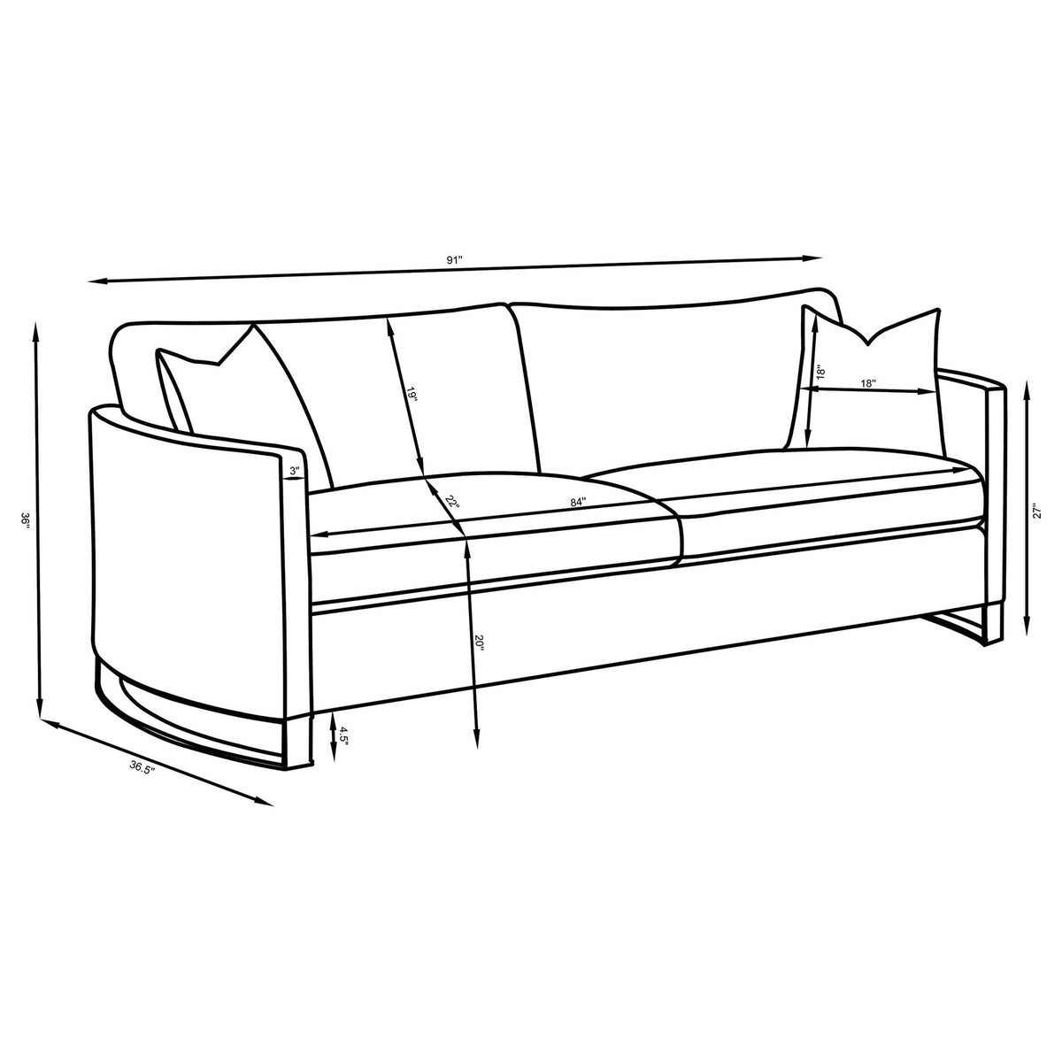 Whittier - Sofa Set Furniture Max