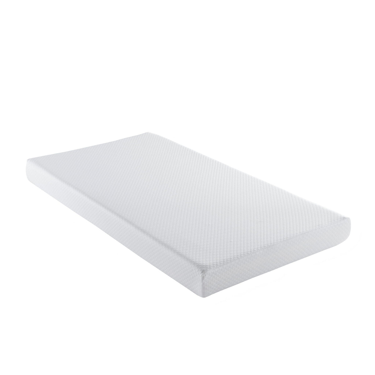 5" Medium Firm Memory Foam Mattress - White - Twin Size Daily Nest