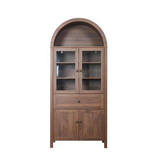 Retro Dome Cabinet With Large Storage Space Home Essentials