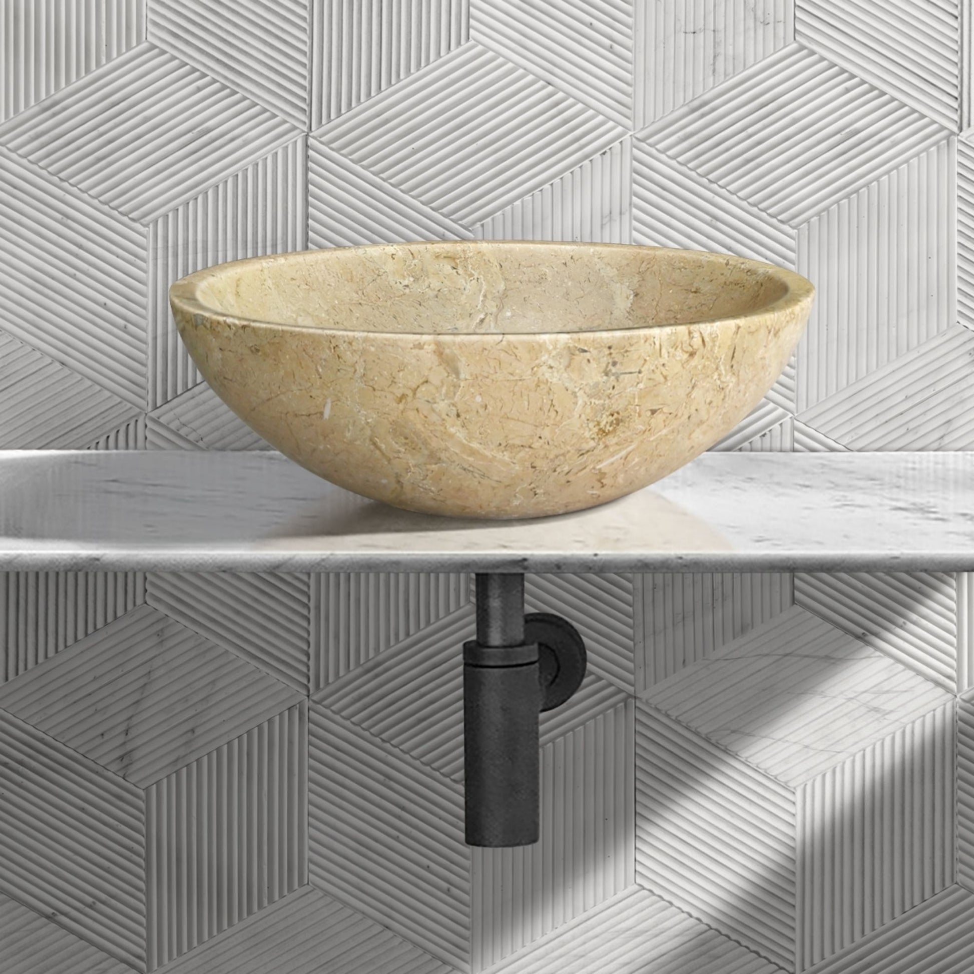 Bathroom Vessel Sink, Circular Design Daily Nest