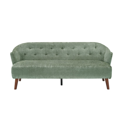 3 Seater Tufted Upholstered Couch Comfy Living Room Sofa Noble House