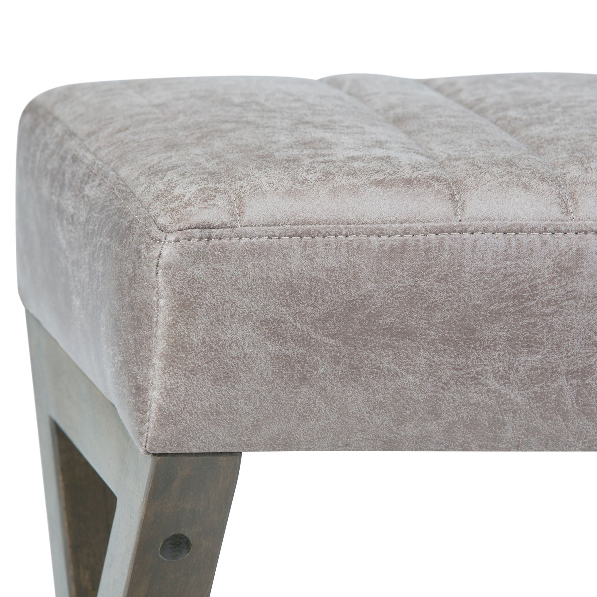 Salinger - Large Upholstered Ottoman Bench Simpli-Home
