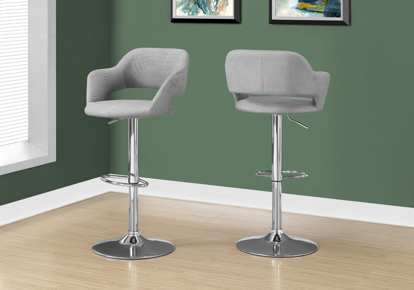 Swivel Stool Bar Height, Adjustable Versatile Seating, Contemporary & Modern 8th Street
