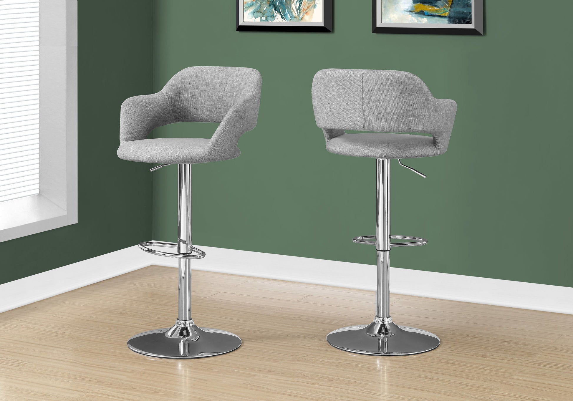 Swivel Stool Bar Height, Adjustable Versatile Seating, Contemporary & Modern 8th Street