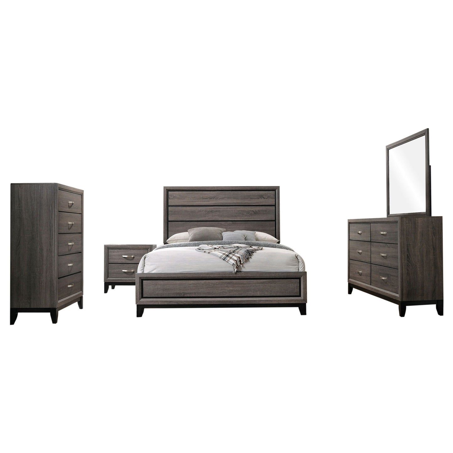 Carina - Panel Bedroom Set Furniture Max