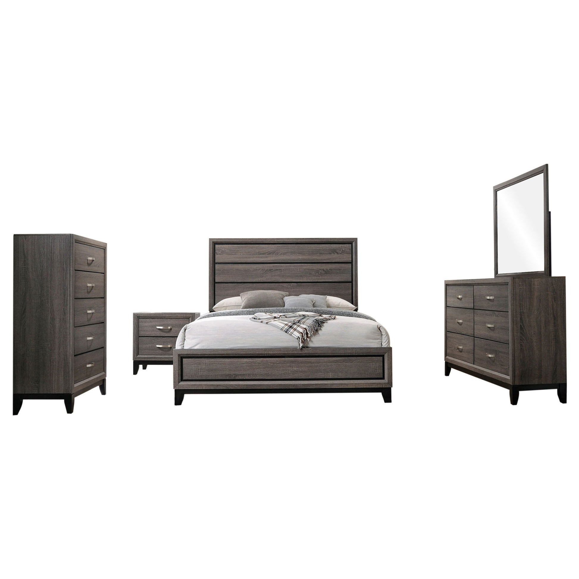 Carina - Panel Bedroom Set Furniture Max