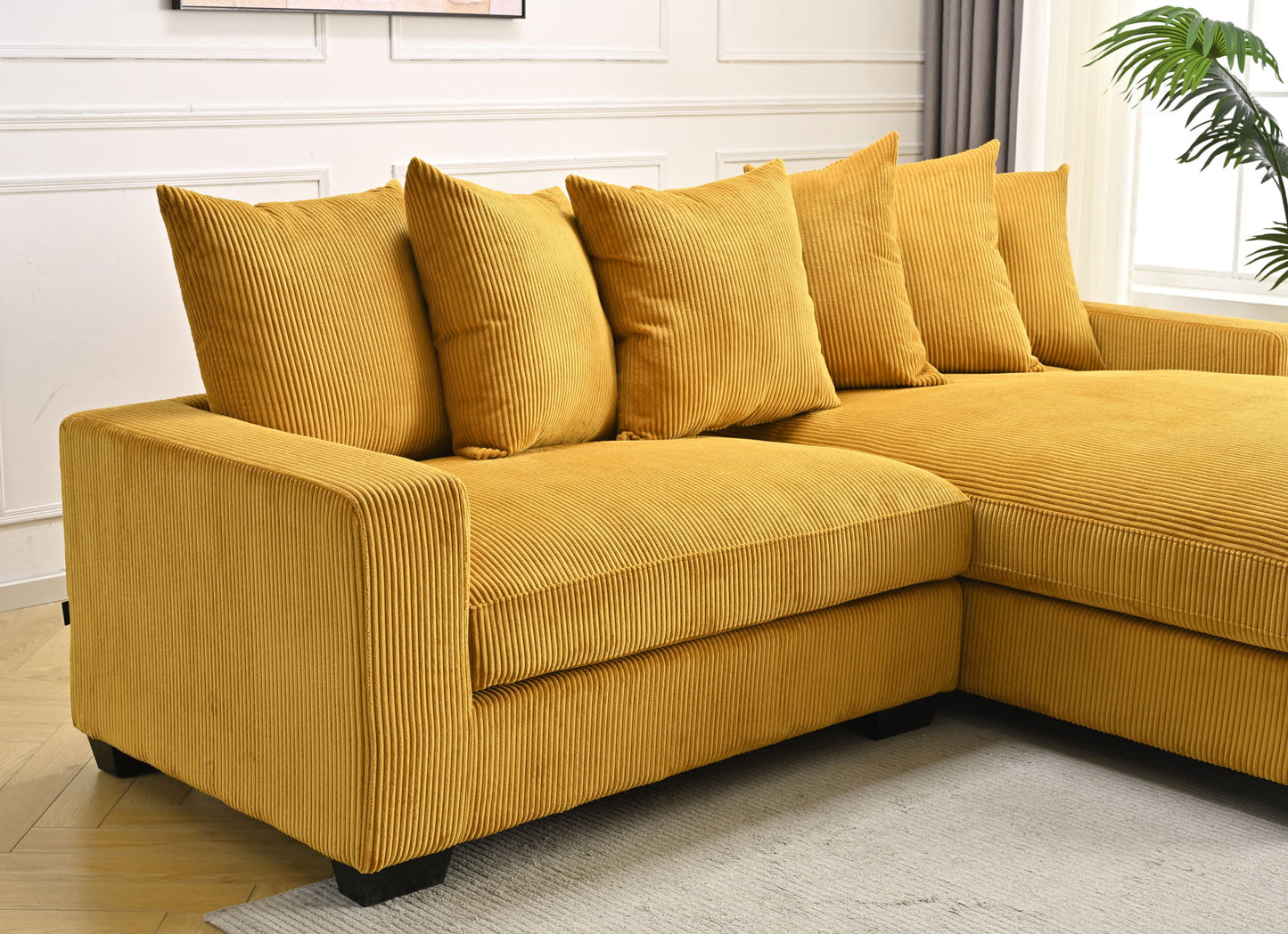 Luxe - Oversized 2 Piece Sectional Couches For Living Room, L Shaped Sofa With Chaise US Pride