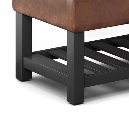 Cosmopolitan - Storage Ottoman Bench With Open Bottom Simpli-Home