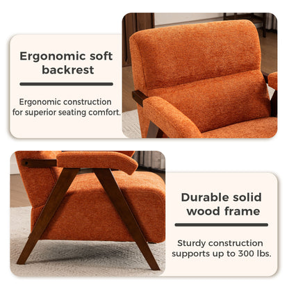 Modern Accent Chair With Tufted Armchair For Reading Room Home Essentials