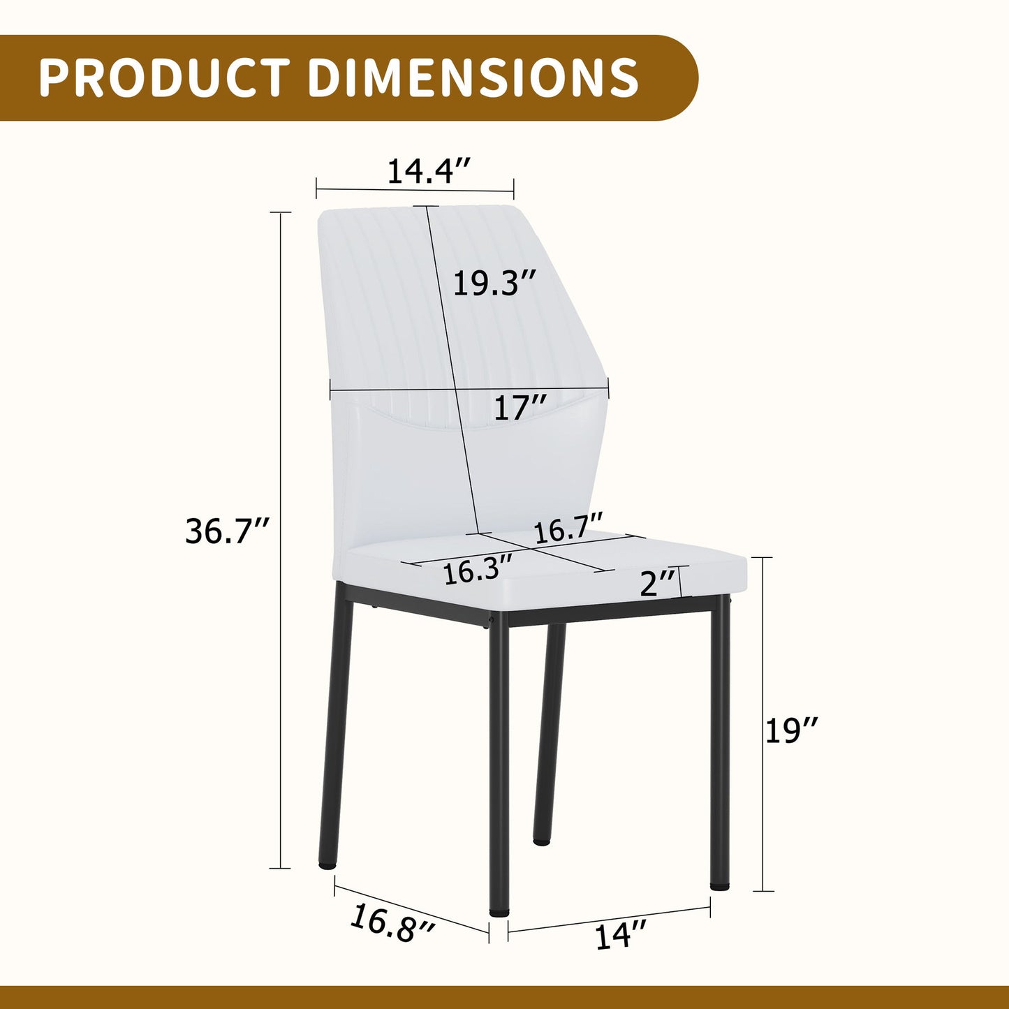 Luxury Simple Chair With Metal Leg Home Essentials