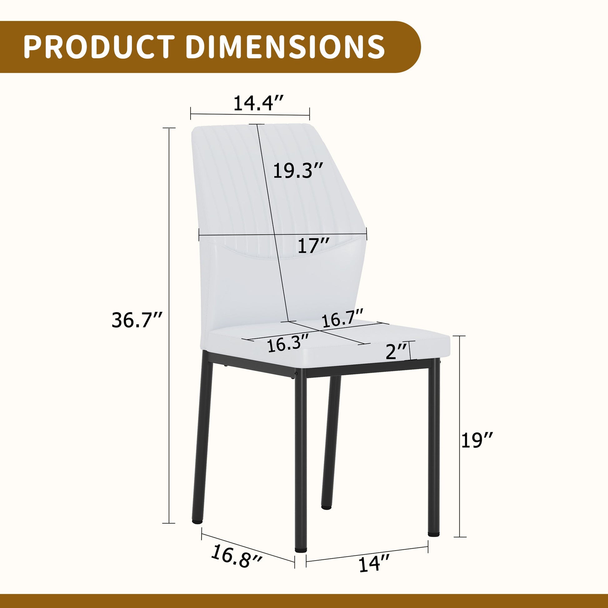 Luxury Simple Chair With Metal Leg Home Essentials
