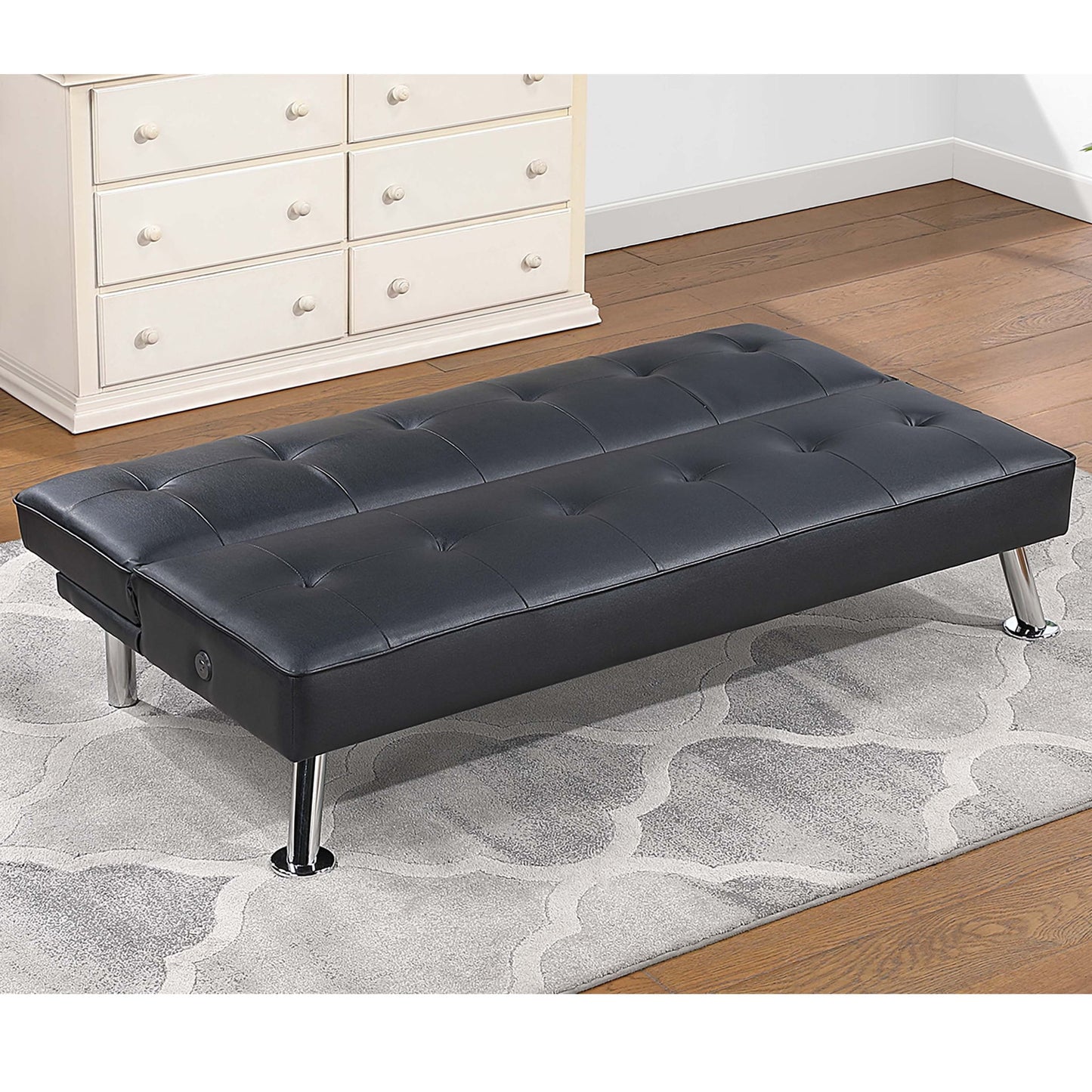 Tufted Sofa With USB Port For Living Room Home Essentials