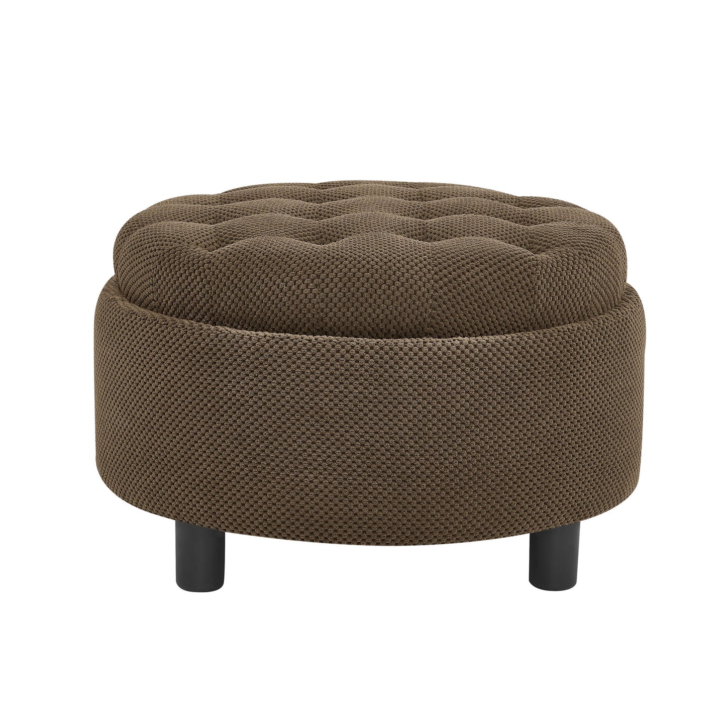 Storage Round Footstool Table Ottoman Home Essentials