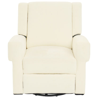 Manual Recliner Chair With Swivel Rocker Function, Dual Recline Angles Noble House