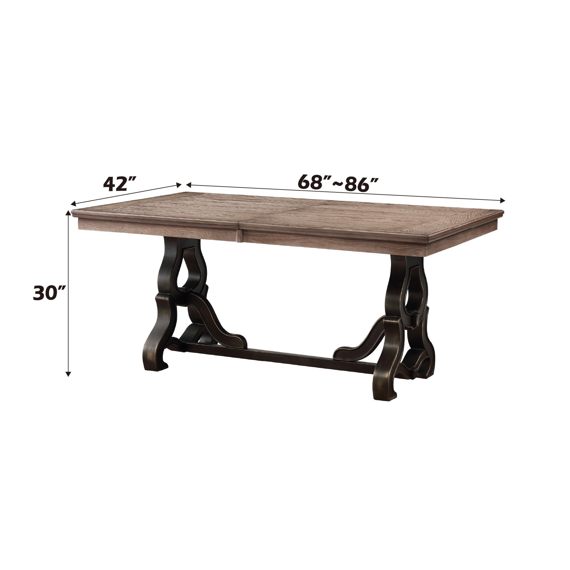 Nathaniel - Dining Table - Maple Acme