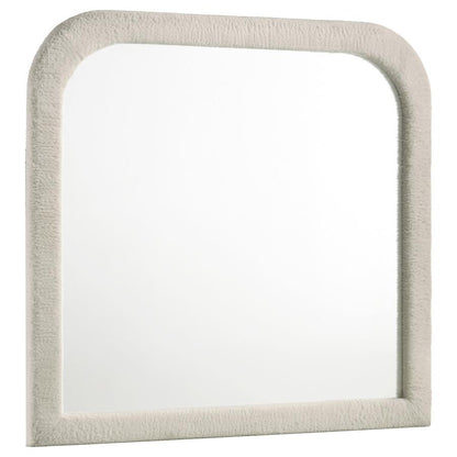 Sonya - Upholstered Bedroom Dresser Mirror - Ivory Coaster Fine Furniture