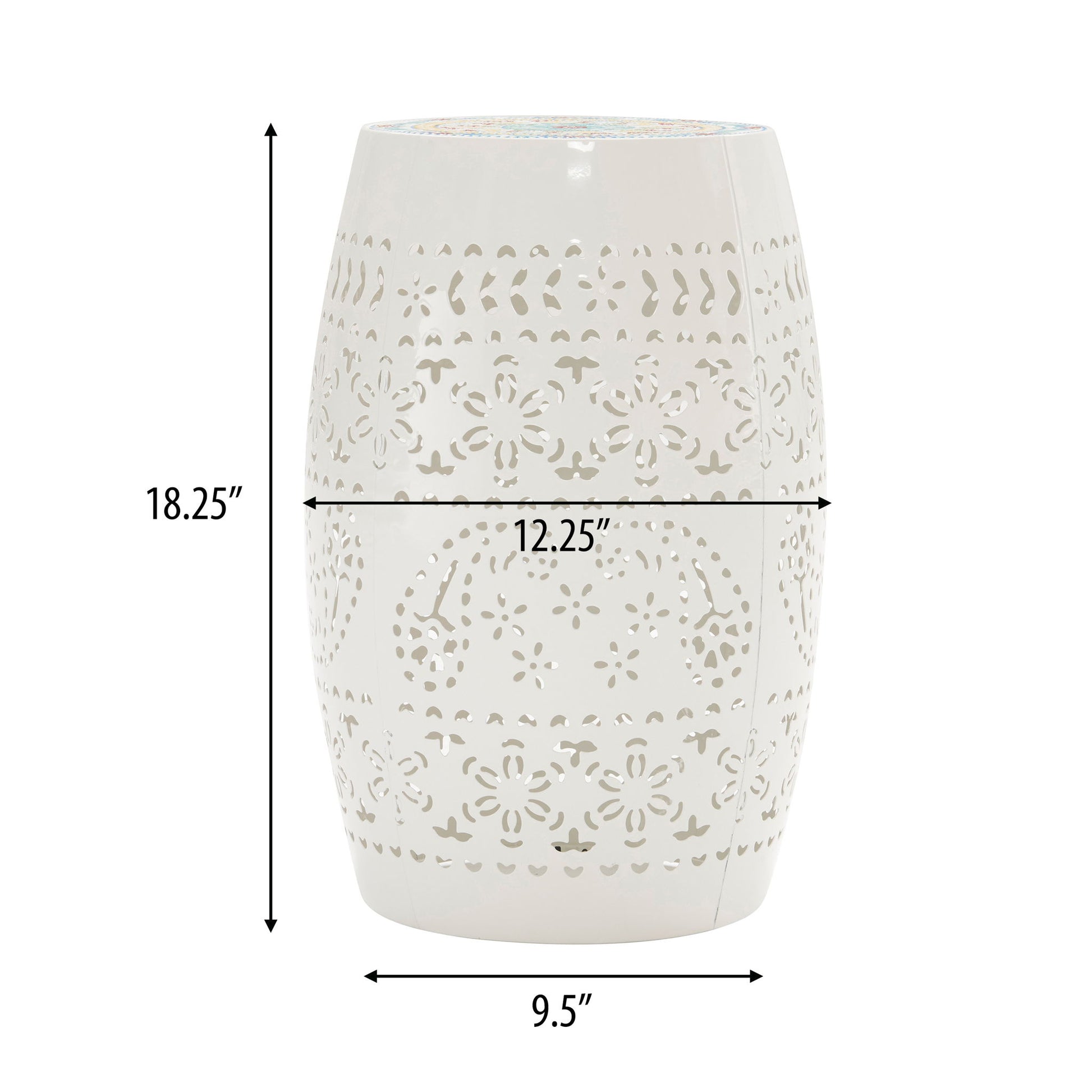 Lilac - Mosaic Side Table Noble House