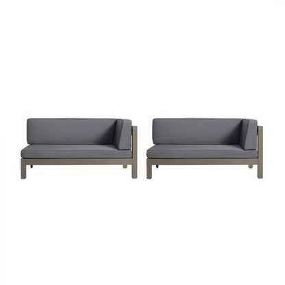 Brava - X Back Corner Bench Noble House