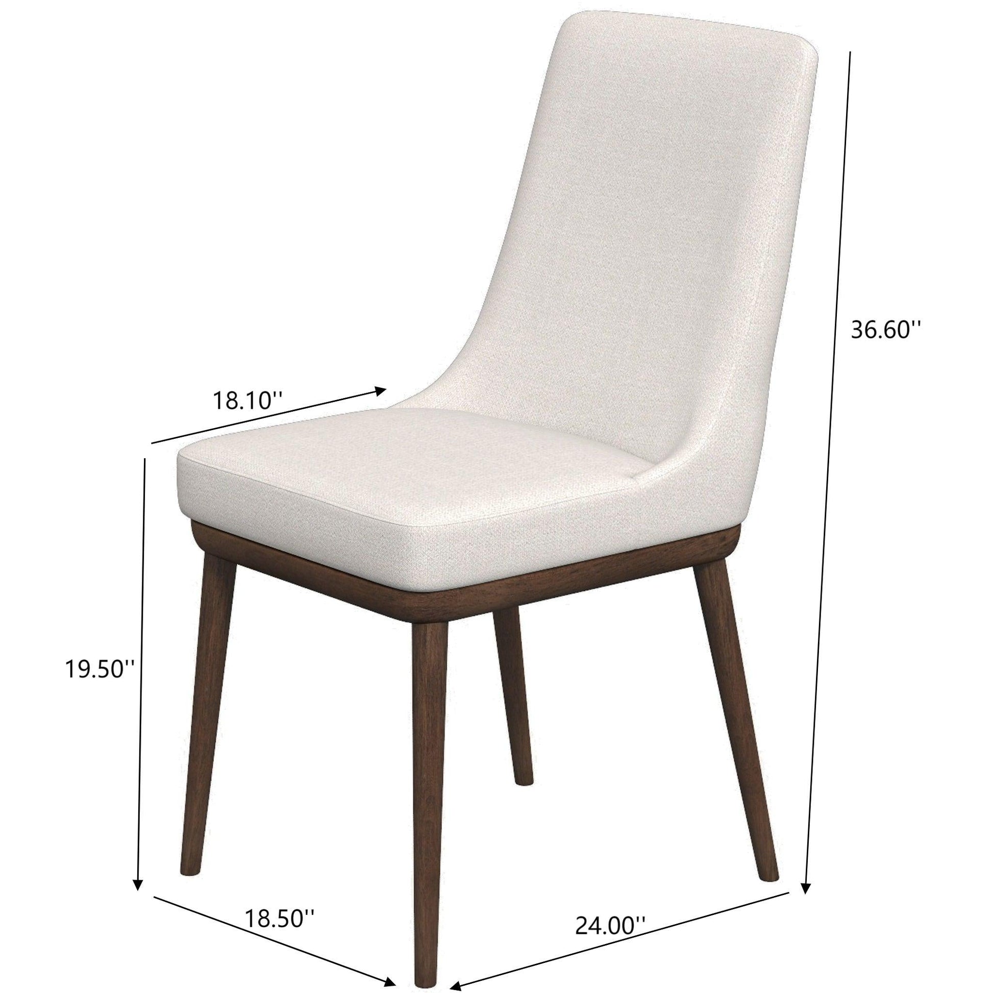 Kate - Mid-Century Modern Dining Chair (Set of 2) Ashcroft Furniture