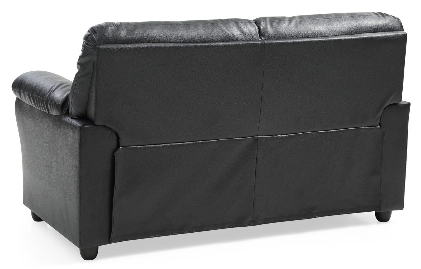 Chic Padded Love Seat For Modern Living - Black Glory Furniture
