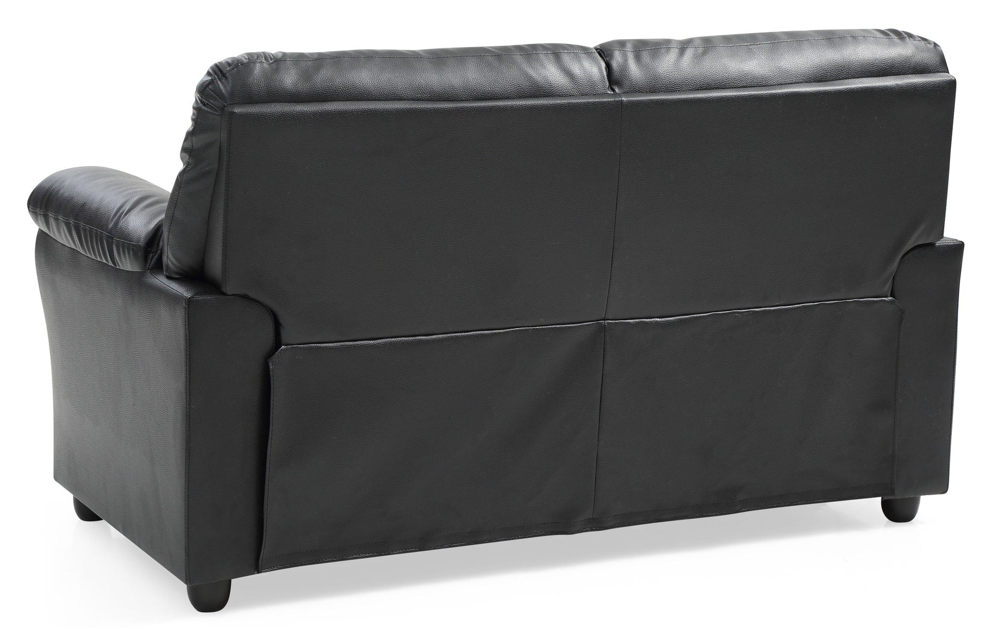 Chic Padded Love Seat For Modern Living - Black Glory Furniture