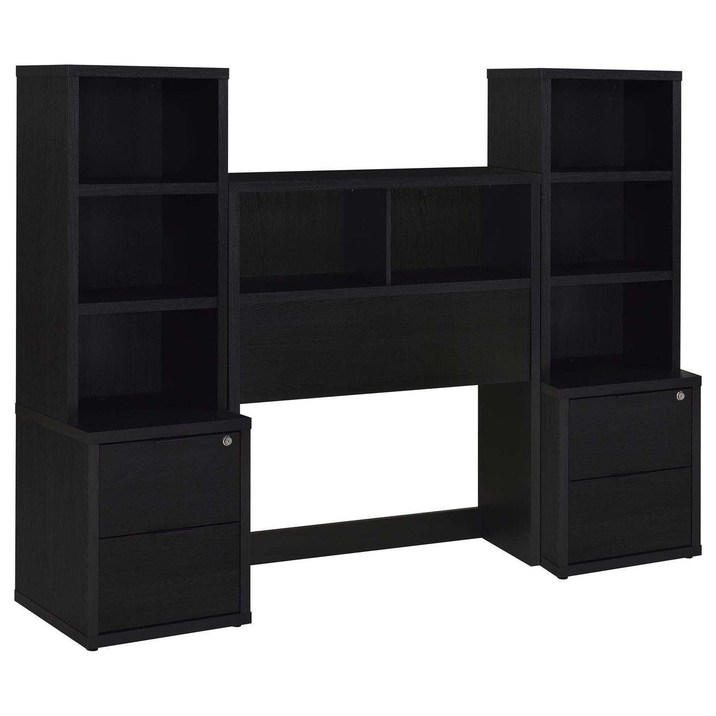 Geary - 3 Piece Bedroom Set With Bookcase Headboard Furniture Max