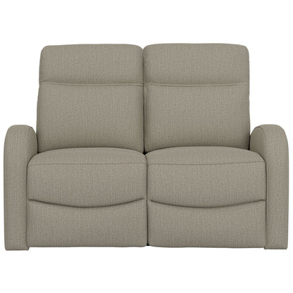 Manual Reclining Loveseat With Dual Seating Support For Living Room Emerald Home