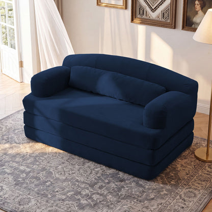2 Seater Sofa Bed, Compact Foldable Floor Couch Home Essentials