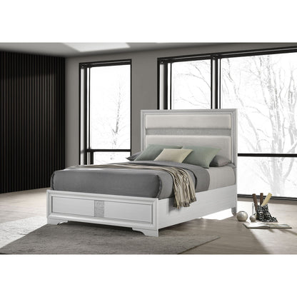 Annie - Full Panel Bed - White Furniture Max