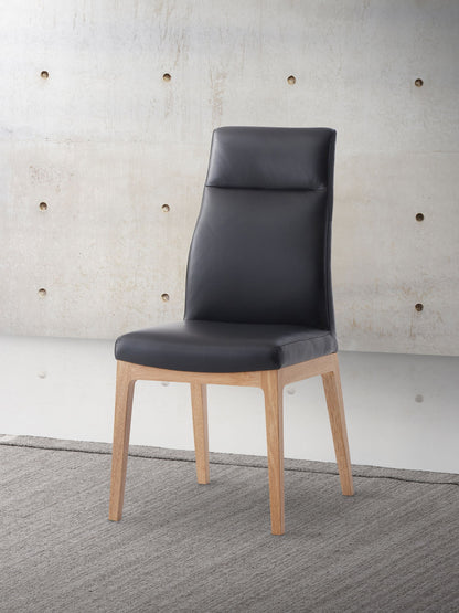 Raquan - Leather Side Chair (Set of 2) - Black Pu Acme