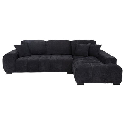 Octavia - Fabric Upholstered Sectional Chaise Sofa Coaster Fine Furniture