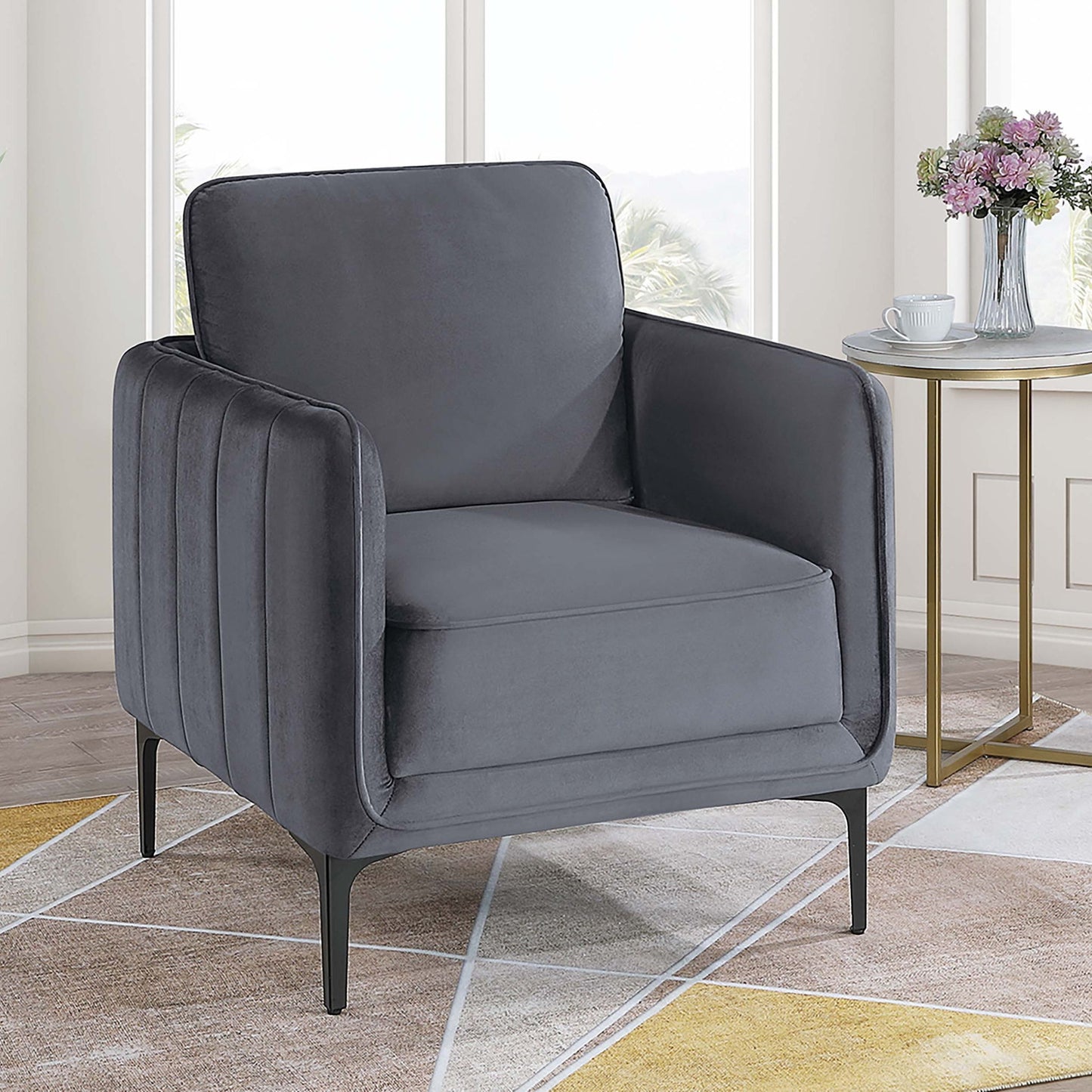Elegant Accent Chair, Upholstered Home Essentials