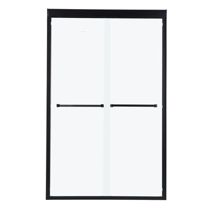 Modern Double Sliding Shower Enclosure, Tempered Glass Daily Nest