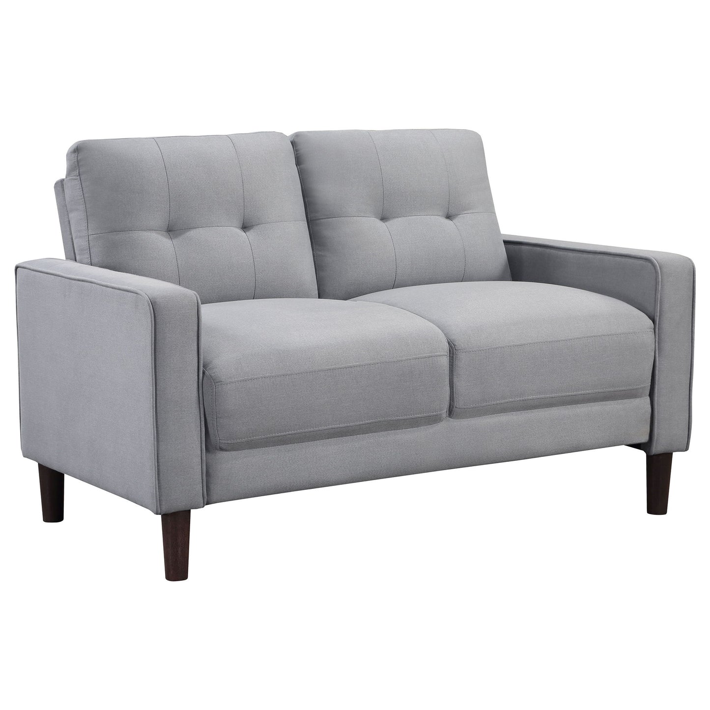 Harvey - Tufted Loveseat With Track Arm Design Furniture Max