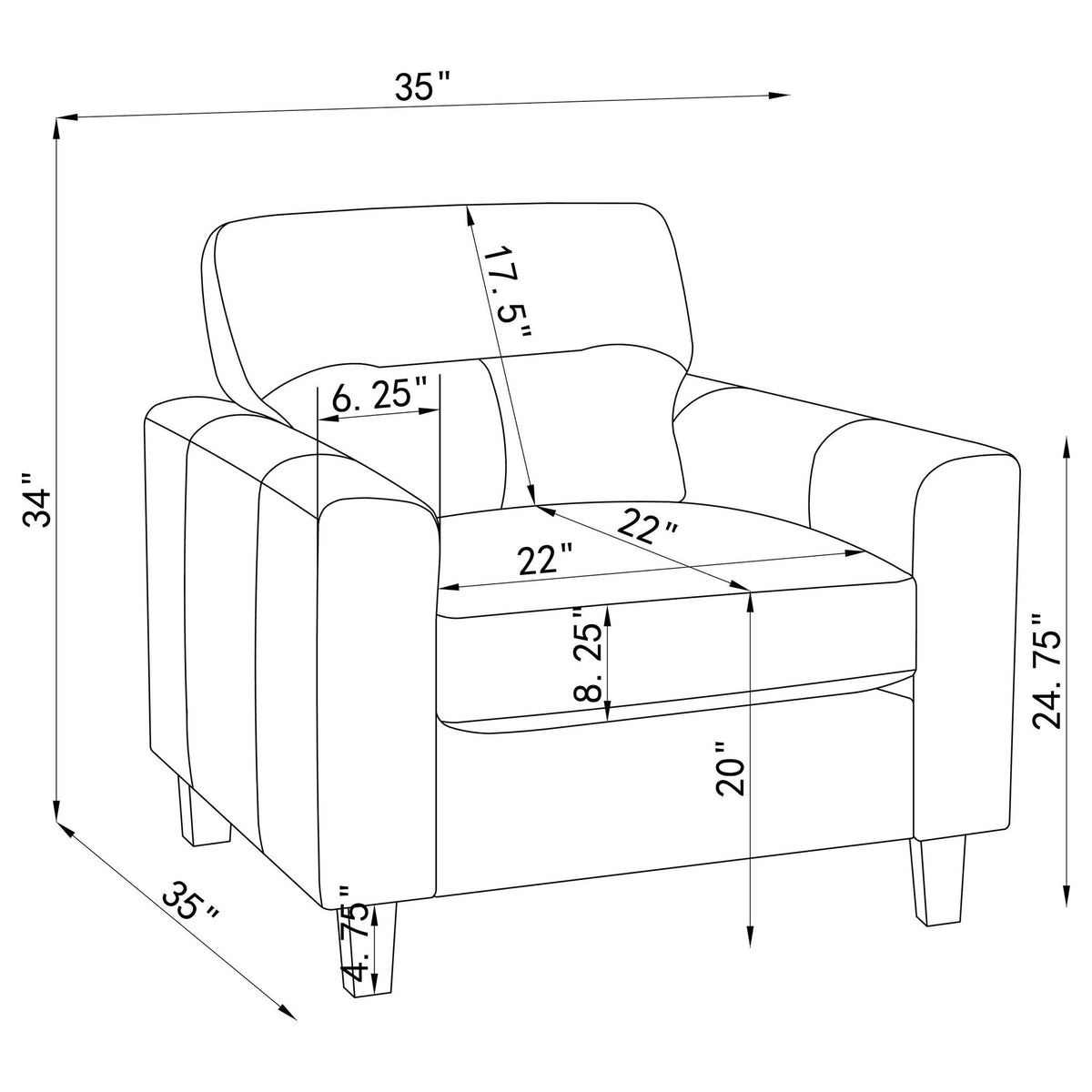 Remington - Accent Chair Furniture Max
