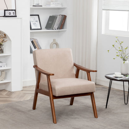 Accent Chair, Classic Mid Century Modern For Extra Seating US Pride
