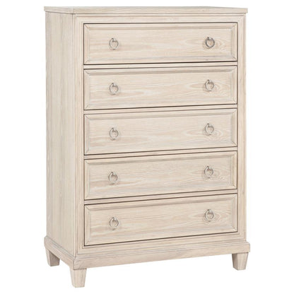 Pembroke - 5-Drawer Chest Of Drawers - Washed Oak Coaster Fine Furniture