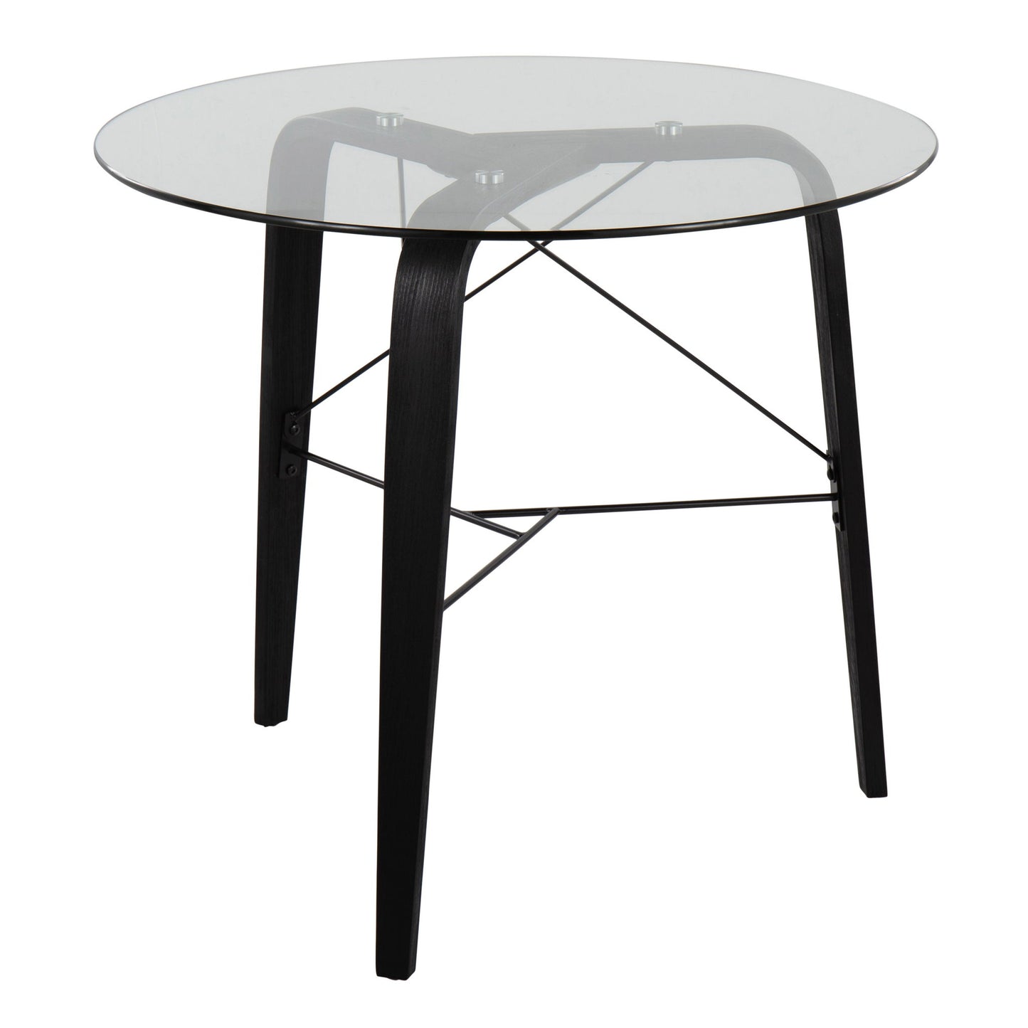 Trilogy - Contemporary Round Dinette Table Lumi Source