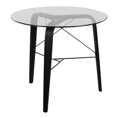 Trilogy - Contemporary Round Dinette Table Lumi Source