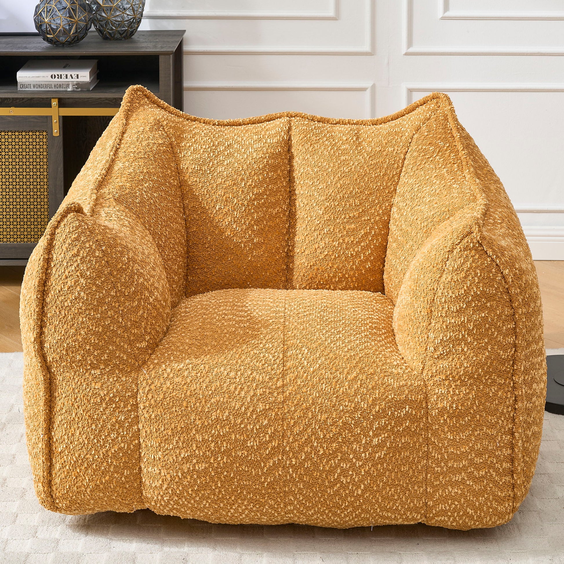Comfortable Chenille Sofa Chairs With Highly Resilient Foam For Living Rooms And Bedrooms Home Essentials