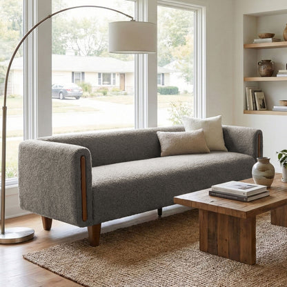 Modern 3 Seater Sofa Noble House