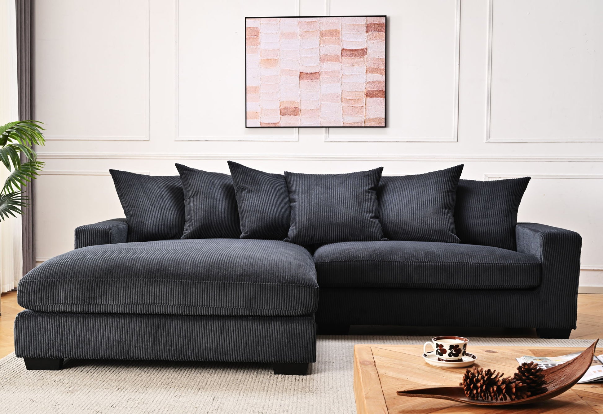 Luxe - Oversized 2 Piece Sectional Couches For Living Room, L Shaped Sofa With Chaise US Pride