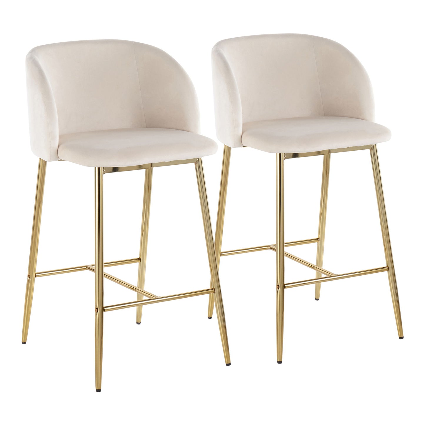 Fran - Contemporary Counter Stool (Set of 2) Lumi Source