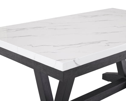 Vance - Dining Room Set - Charcoal / Gray Crown Mark