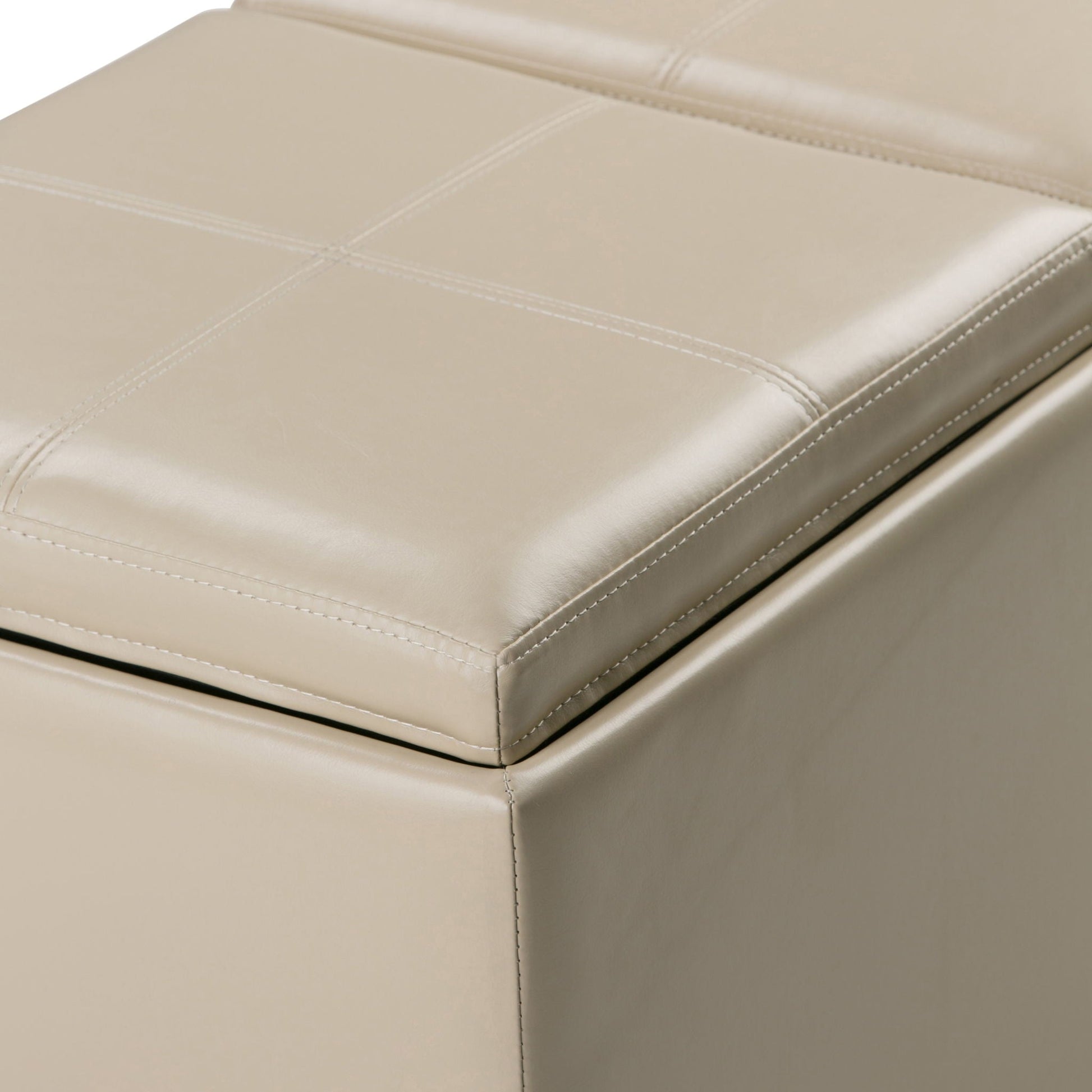 Avalon - 5 Piece Storage Ottoman, Contemporary Simpli-Home