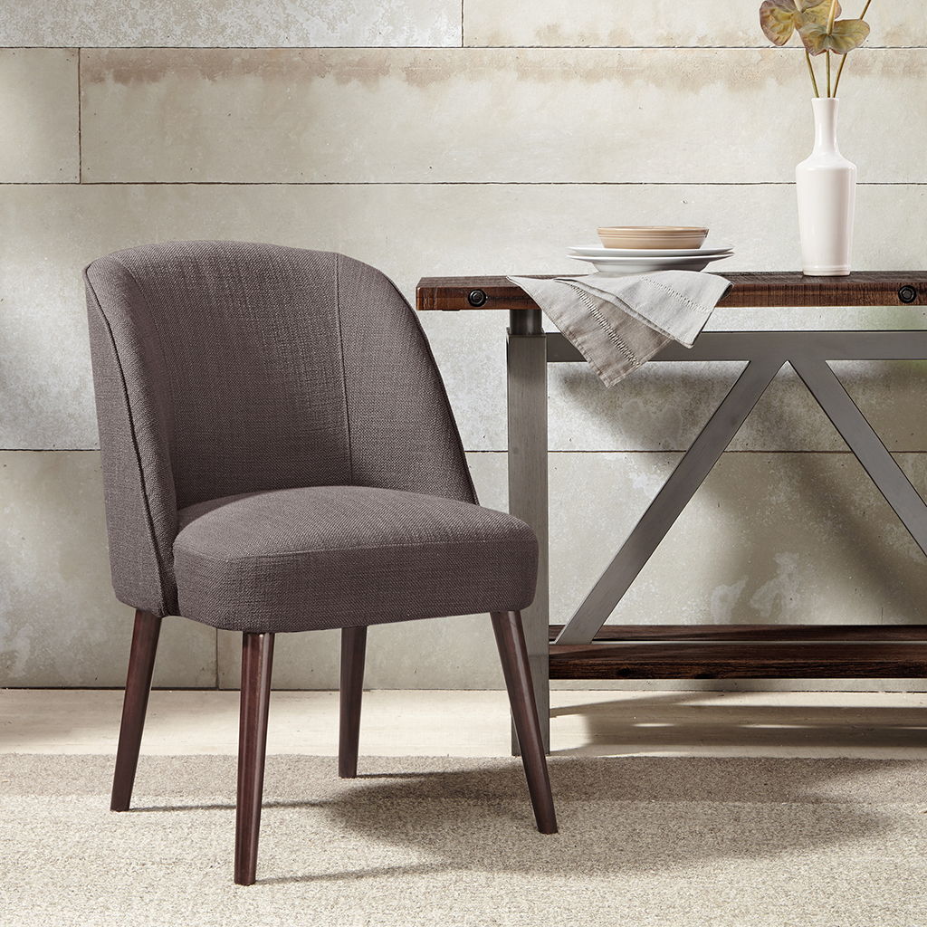 Bexley - Rounded Back Dining Chair - Charcoal