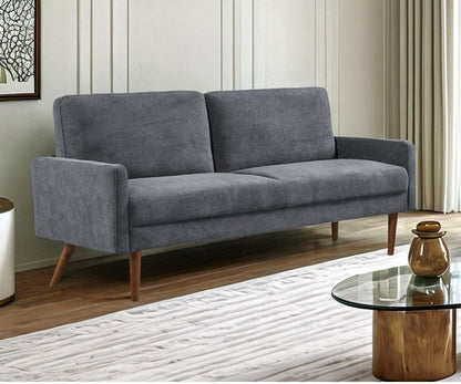 Sofa, European Style With Sleek Design, Modern & Vintage Flair, Upholstered 3 Seater Couch US Pride