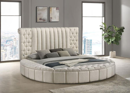 Sonya - Upholstered Round Storage Bed Coaster Fine Furniture