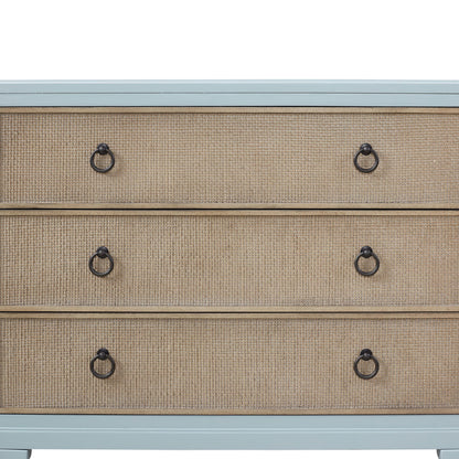 3 Drawers Hall Chest With Cane Fronts Bernards Furniture